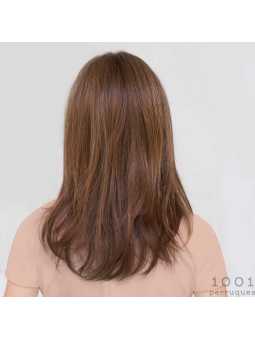 Perruque synthétique longue lisse Glamour mono- chocolate rooted