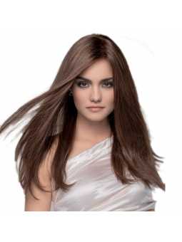 Perruque naturelle longue lisse Obsession - chocolate mix