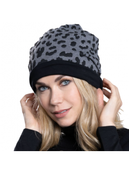 Bonnet Chimiothérapie Go Femme en bambou - grey