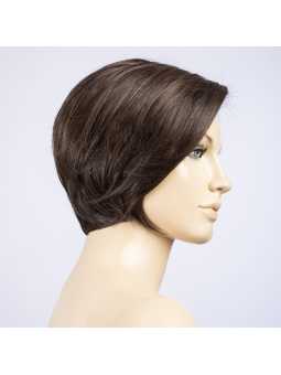 Perruque synthétique courte lisse Aletta Mono Part - Darkchocolate Mix