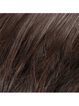 Perruque synthétique courte lisse Aletta Mono Part - Darkchocolate Mix