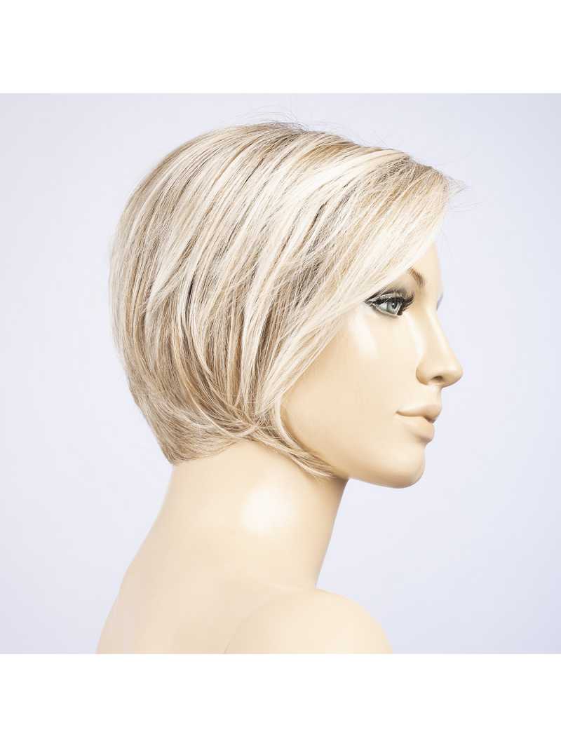 Perruque synthétique courte lisse Aletta Mono Part - Ivory Blonde Shad