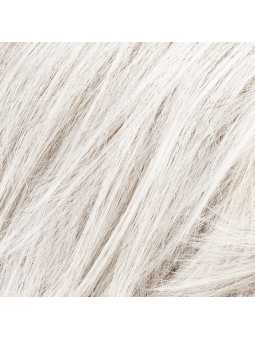 Perruque synthétique courte lisse Aletta Mono Part - Silk grey Mix