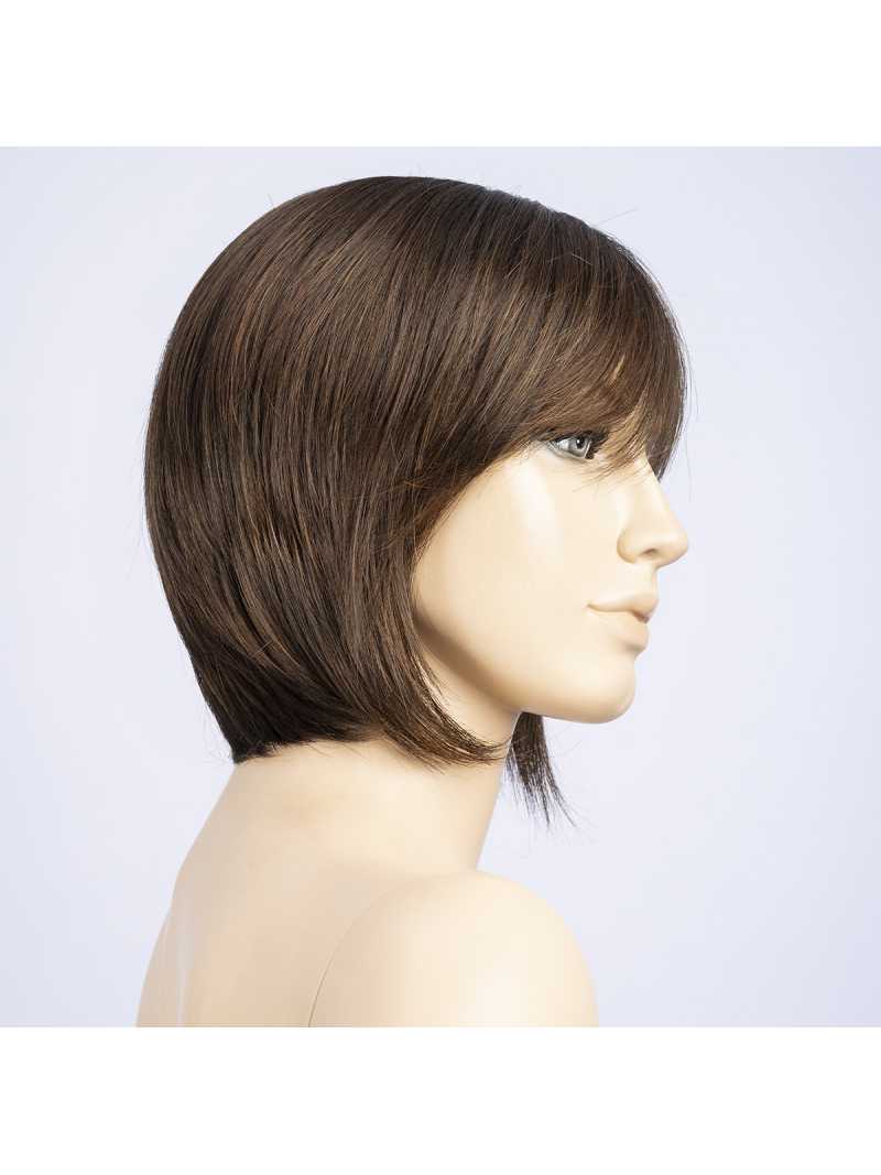 Perruque synthétique courte lisse Ava Mono Part - Chocolate/shad