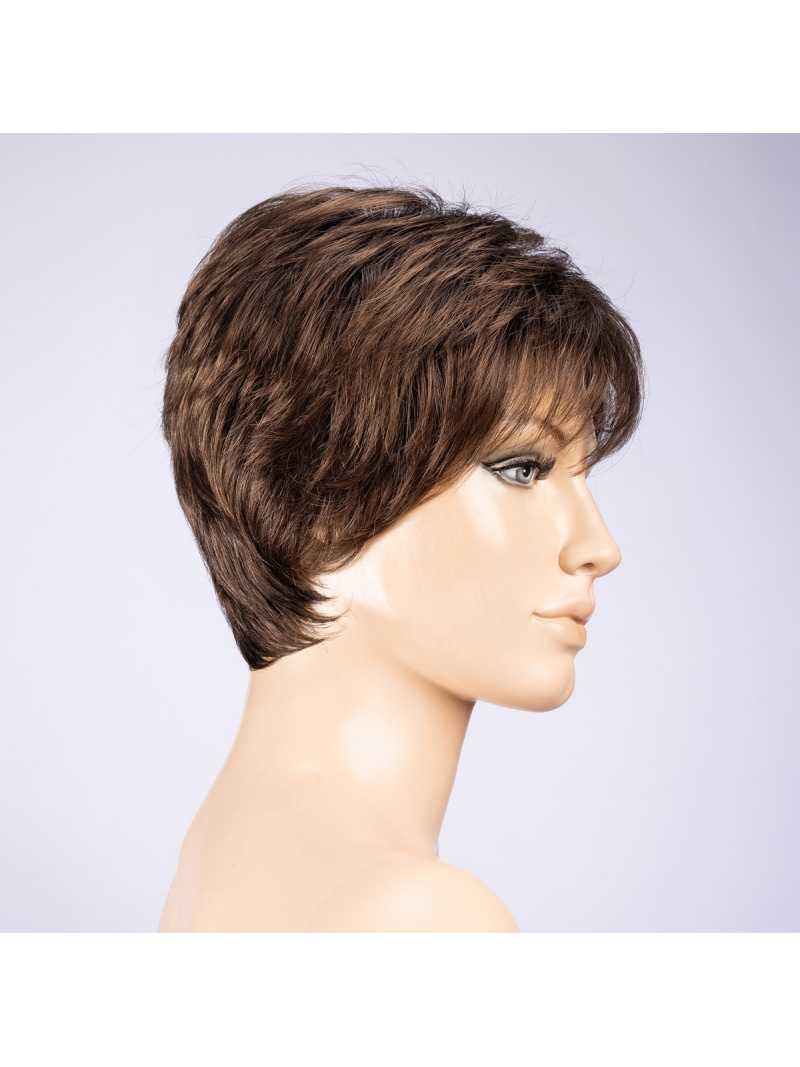 Perruque synthétique courte lisse Bari - Coffee brown mix