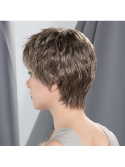 Perruque synthétique courte lisse Bari Mono - Pepper grey mix