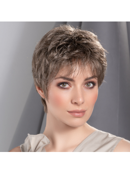 Perruque synthétique courte lisse Bari Mono - Pepper grey mix