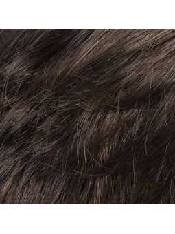 Perruque synthétique courte lisse Barletta Hi Mono - Dark brown mix