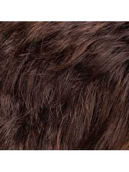 Perruque synthétique courte lisse Cella mono - Dark chocolate mix