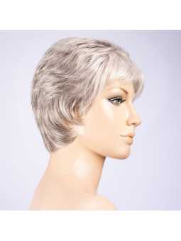 Perruque synthétique courte lisse Cella mono - Light grey mix