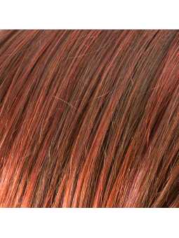 Perruque mi longue lisse Ferrara Mono Part - Granat red/shad