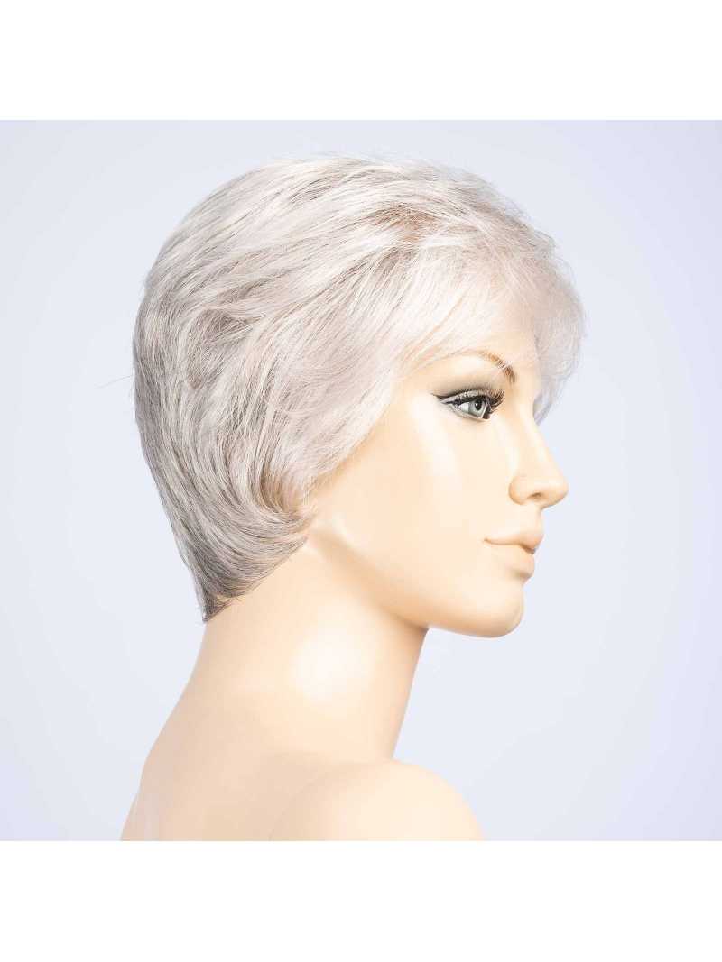 Perruque synthétique courte lisse Fiore Soft - Light grey mix