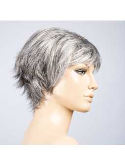 Perruque synthétique courte lisse Gilda mono - Dark grey mix