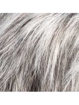 Perruque synthétique courte lisse Gilda mono - Dark grey mix