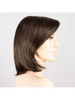 Perruque synthétique mi longue lisse London Super- Dark brown mix