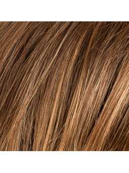 Perruque synthétique mi longue lisse London Super- Toffee brown/shad