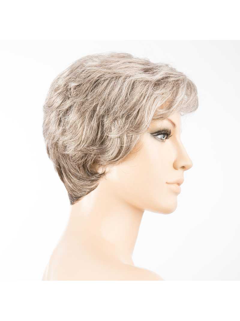 Perruque synthétique courte lisse Modena Mono - Ash grey mix