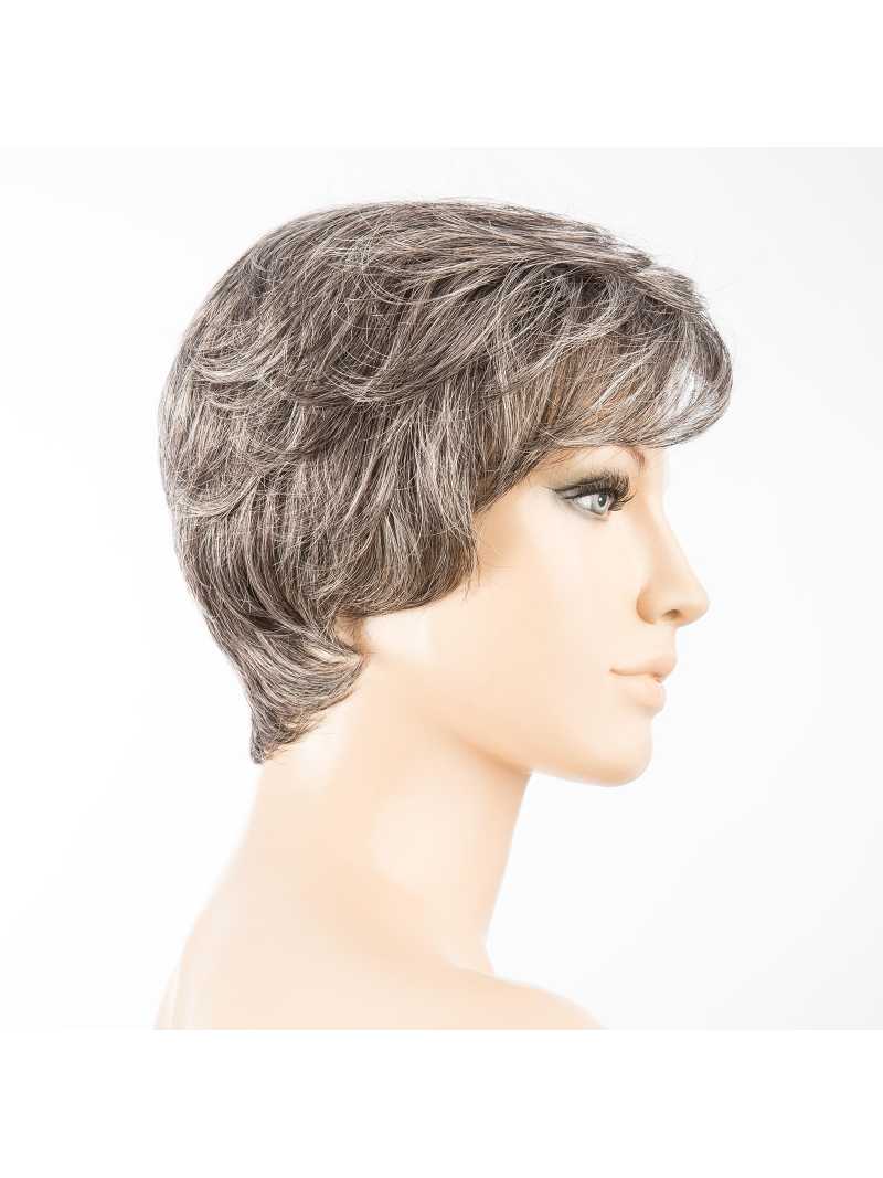 Perruque synthétique courte lisse Modena Mono - Dark grey mix