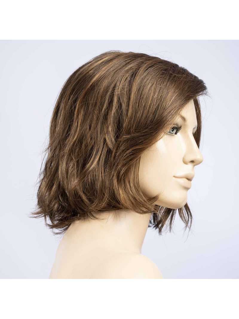 Perruque synthétique mi longue wavy Nola Mono Part - Chocolate/shad