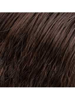 Perruque synthétique courte lisse Pisa super - Dark brown mix