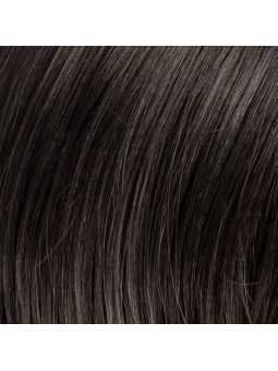 Perruque synthétique mi-longue lisse Piemonte super - Dark brown mix