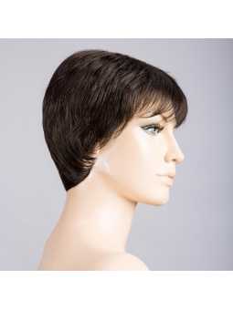 Perruque synthétique courte lisse Rimini Mono - Dark brown mix