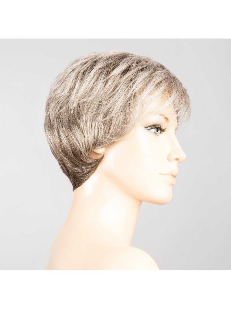 Perruque synthétique courte lisse Savona Soft - Middle grey mix