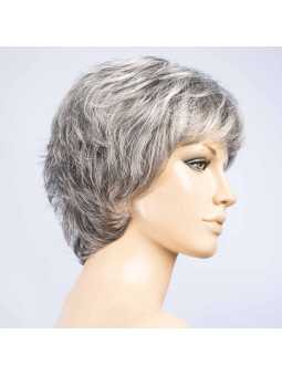 Perruque synthétique courte lisse Rica - Dark grey mix