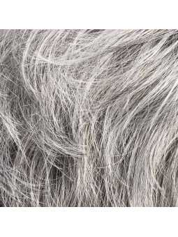 Perruque synthétique courte lisse Rica - Dark grey mix