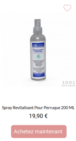 Spray revitalisant pour perruque 200 ML